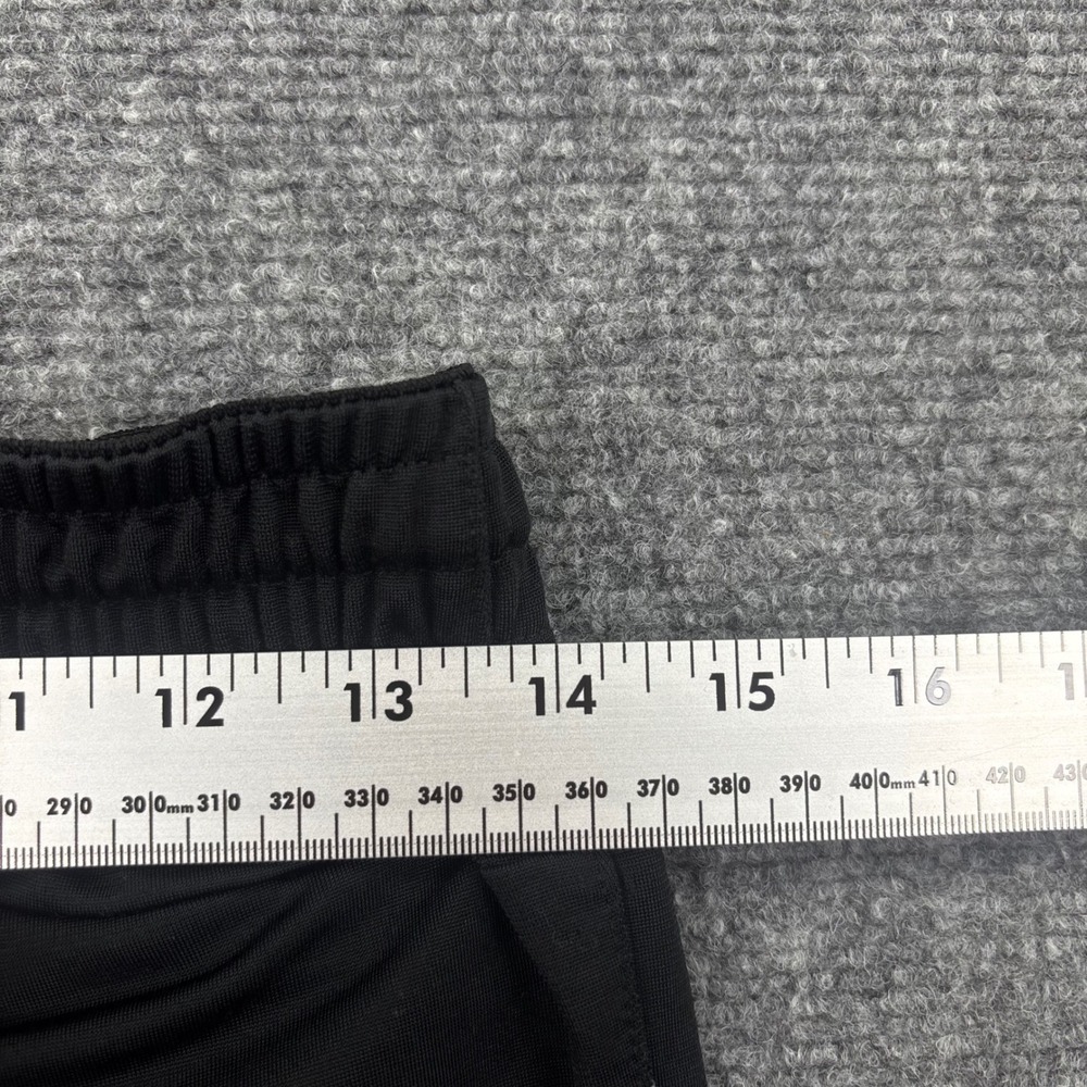 Adidas Track Pants Medium Black 3-Stripe Elastic Waist Athletic Trousers Womens - Picture 6 of 7